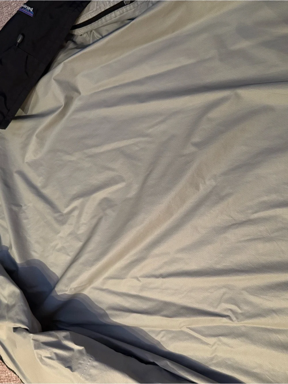 Patagonia Black Hooded Rain Shell Jacket